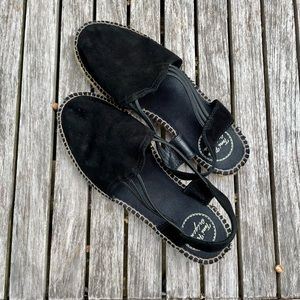 Toni Pons Origens Black Suede Nuria Espadrille
